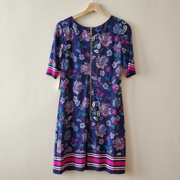 ELIZA J Floral Stripe Sheath Dress - Picture 9 of 10